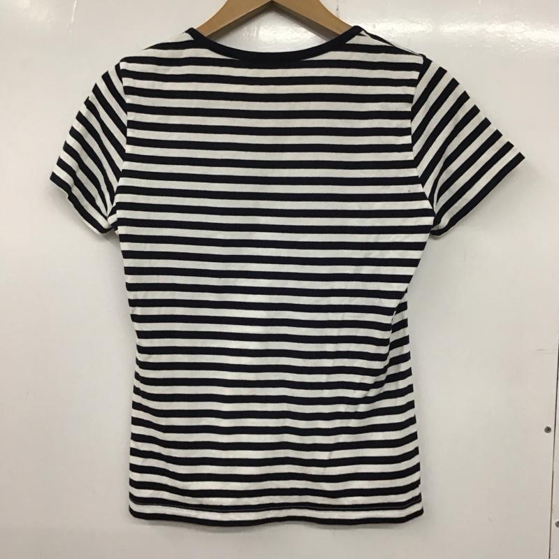 ヴィヴィアン ウエストウッド レッドレーベル Vivienne Westwood red label Tシャツ 半袖 半袖カットソー ボーダーTシャツ クルーネックカットソー 3 ボーダー柄 白 / ホワイト / X 紺 / ネイビー / レディース USED 古着 中古 10135444