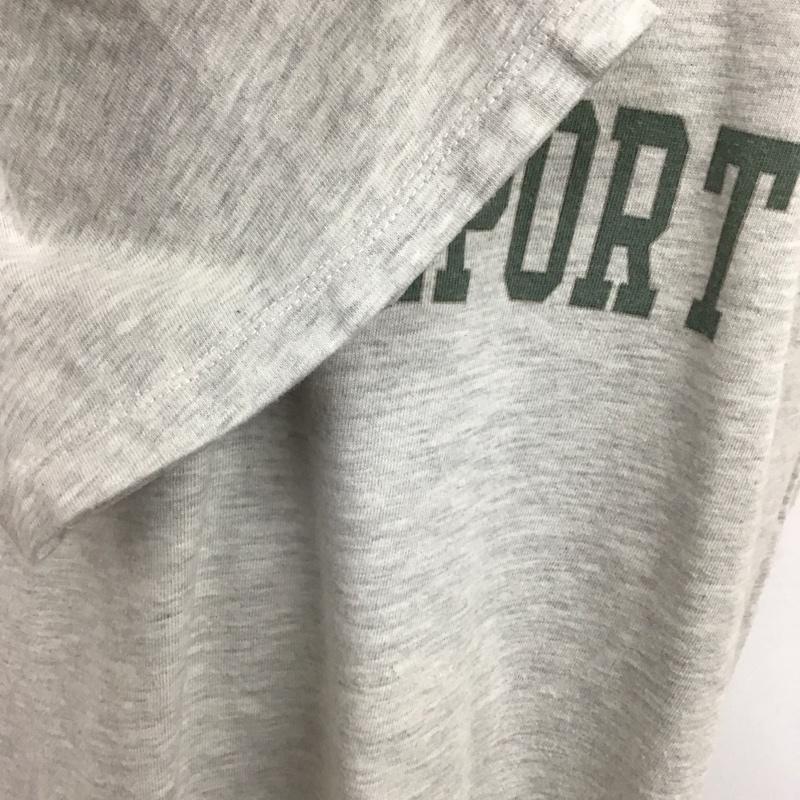 ローリーズファーム LOWRYS FARM Tシャツ 半袖 LF623082CF クルーネック FREE ロゴ、文字 灰 / グレー / レディース USED 古着 中古 10118824