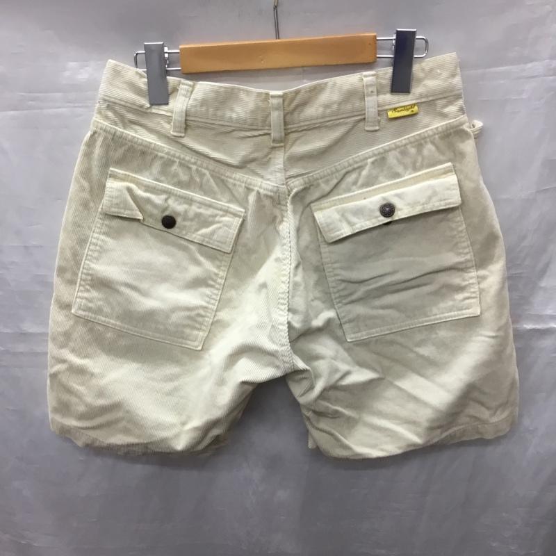 サンライトビリーバー SUNLIGHT BELIEVER パンツ ショートパンツ ショートパンツ ハーフパンツ カジュアルパンツ コーデュロイ 30インチ 無地 オフホワイト / オフホワイト /  メンズ USED 古着 中古 10121622