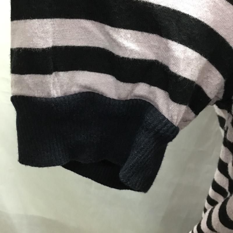 レイビームス Ray BEAMS カットソー 半袖 半袖カットソー プリントTシャツ Vネックカットソー M ボーダー柄 マルチカラー / マルチカラー / レディース USED 古着 中古 10118068