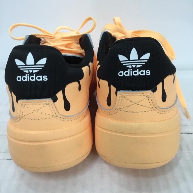 アディダス adidas スニーカー スニーカー GY3581 HER COURT W ハーコート 24cm 箱有 24.0cm ロゴ、文字 橙 / オレンジ / X 黒 / ブラック / レディース USED 古着 中古 10123987
