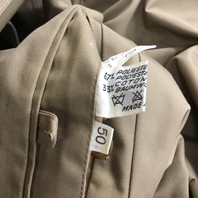 ランバン LANVIN コート コート一般 ロングコート ロングジャケット カラージャケット アウター 無地 ベージュ / ベージュ / メンズ USED 古着 中古 10114193