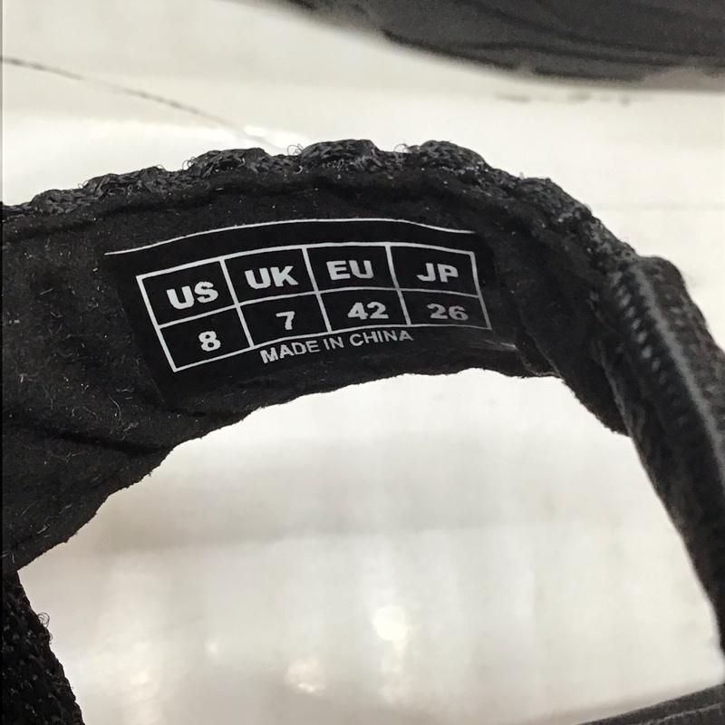 リグ rig サンダル サンダル RG0007 mguu スポーツサンダル リカバリーサンダル 26cm 箱有 26.0cm ロゴ、文字 黒 / ブラック / メンズ USED 古着 中古 10113349