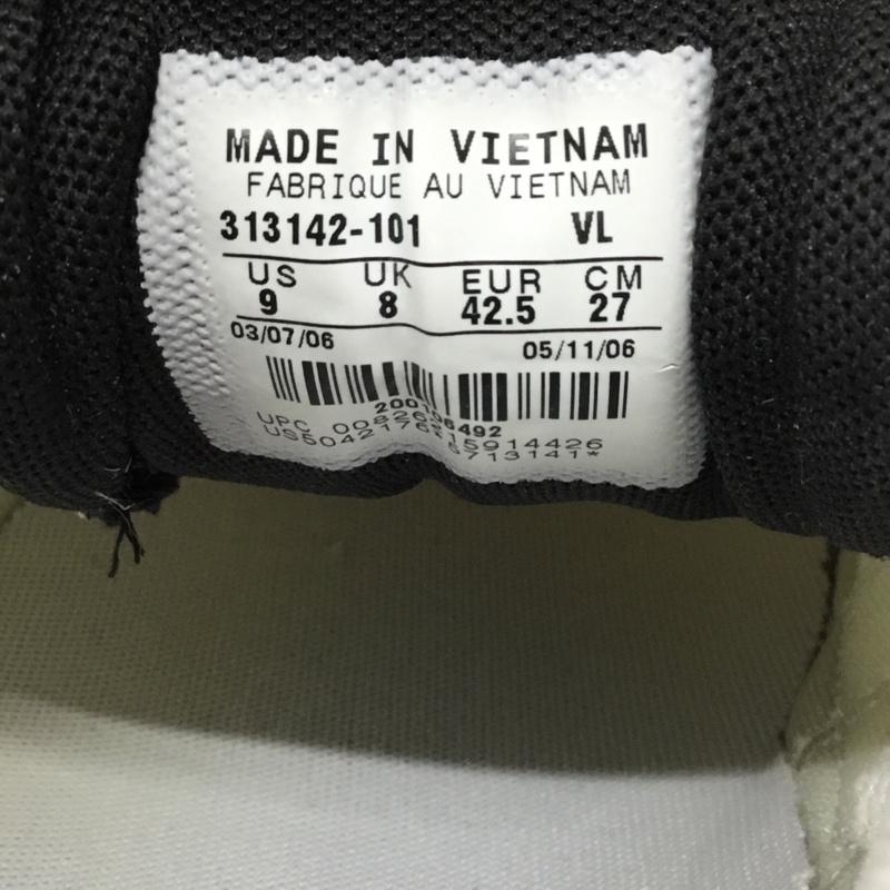 ナイキ NIKE スニーカー スニーカー 313142 101 27cm 箱有 27.0cm ロゴ、文字 白 / ホワイト / X 黒 / ブラック / X 赤 / レッド / メンズ USED 古着 中古 10116635