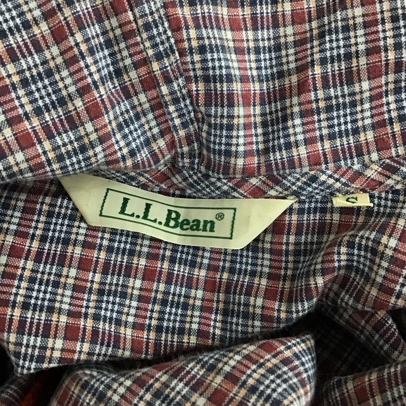 エルエルビーン L.L.Bean パーカー 長袖 WR004 プルオーバー S チェック マルチカラー / マルチカラー / レディース USED 古着 中古 10118816