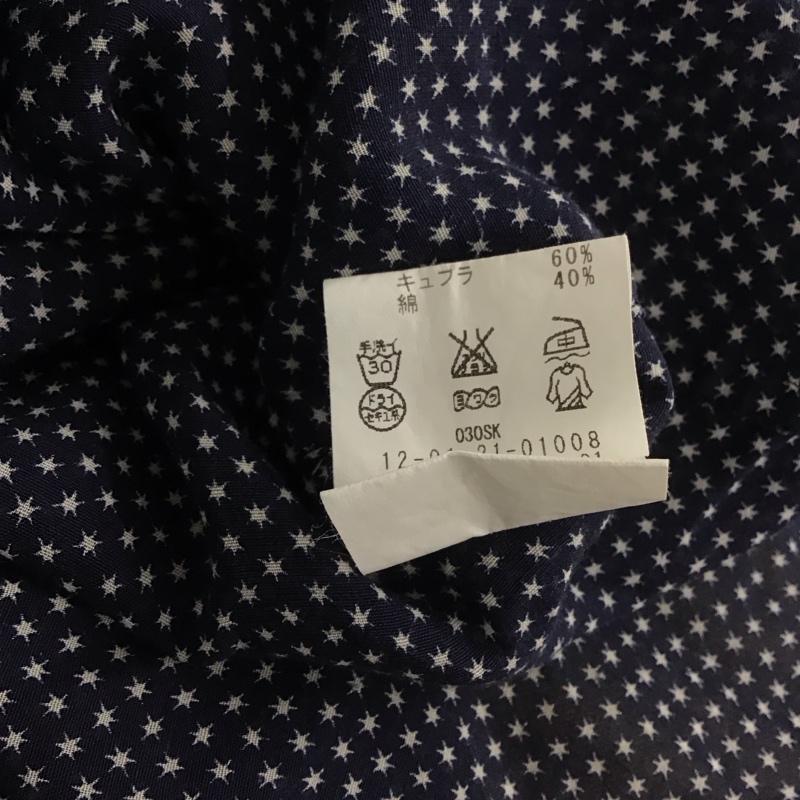 マカフィー MACPHEE シャツ、ブラウス 長袖 38 総柄 紺 / ネイビー / レディース USED 古着 中古 10148602