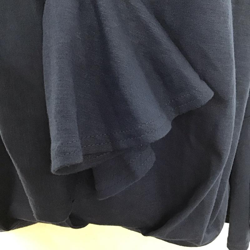セシルマクビー CECIL McBEE カットソー 七分袖 M 無地 紺 / ネイビー /  レディース USED 古着 中古 10114011