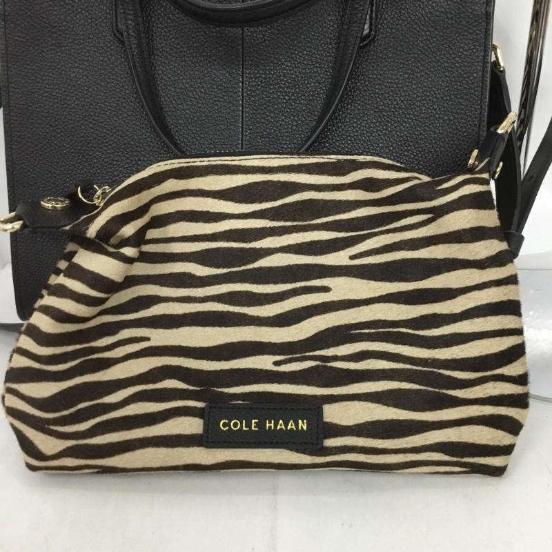 コールハーン COLE HAAN ショルダーバッグ ショルダーバッグ ショルダー 2WAY ロゴ、文字 黒 / ブラック / レディース USED 古着 中古 10132044