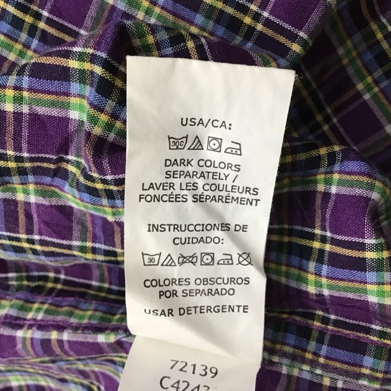 チャップス CHAPS シャツ、ブラウス 長袖 長袖シャツ カラーシャツ ポケットシャツ 長袖カットソー チェックシャツ L チェック マルチカラー / マルチカラー / メンズ USED 古着 中古 10118280