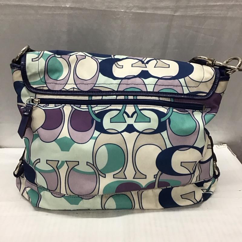 コーチ COACH ショルダーバッグ ショルダーバッグ F18840 総柄 マルチカラー / マルチカラー / レディース USED 古着 中古 10118419