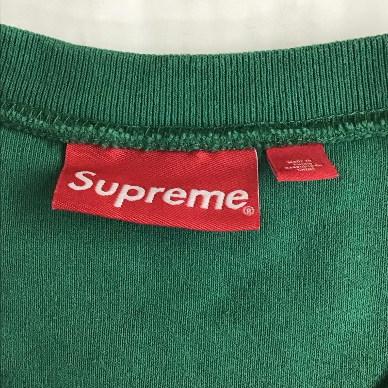 シュプリーム Supreme トレーナー 長袖 長袖 L ロゴ、文字 緑 / グリーン / メンズ USED 古着 中古 10115139