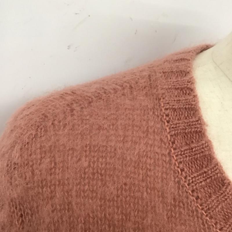 ジョンアンダーカバー JohnUNDERCOVER ニット、セーター 長袖 JUX4901-1 19AW ボーダーモヘアニット 2 ボーダー柄 灰 / グレー / X 桃 / ピンク / メンズ USED 古着 中古 10124054