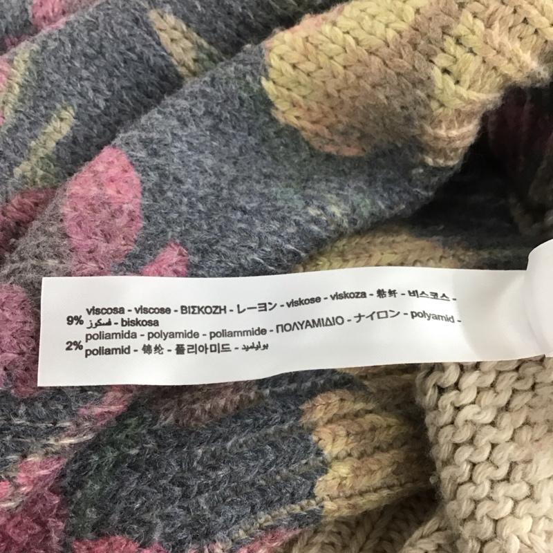 ザラ ZARA カーディガン 長袖 M マルチカラー / マルチカラー / レディース USED 古着 中古 10133456