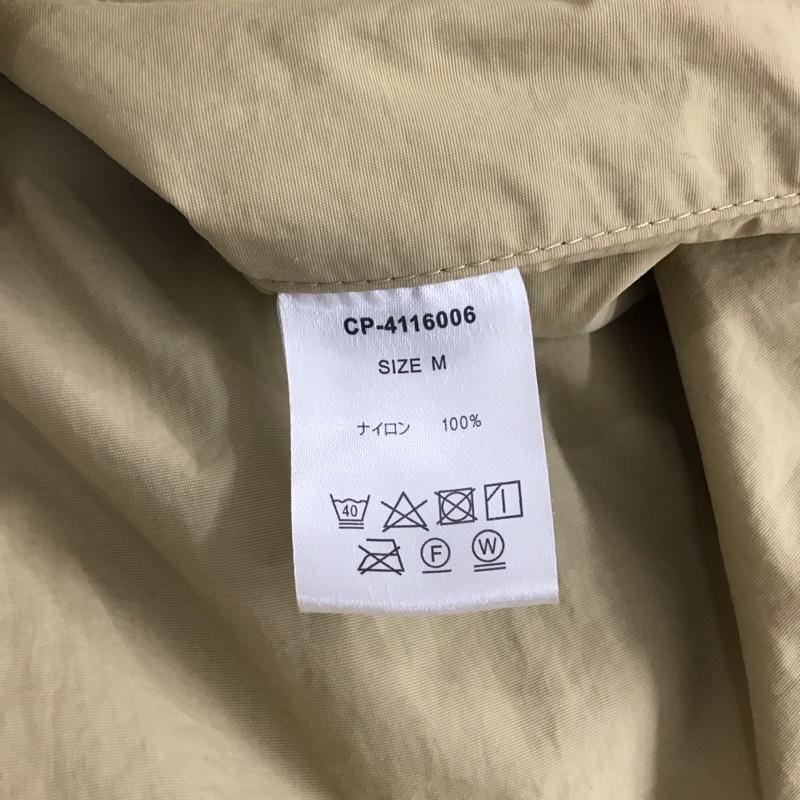 キャンプセブン CAMP7 ベスト ベスト ジップアップベスト ノースリーブカットソー アウター M ロゴ、文字 ベージュ / ベージュ / メンズ USED 古着 中古 10141358