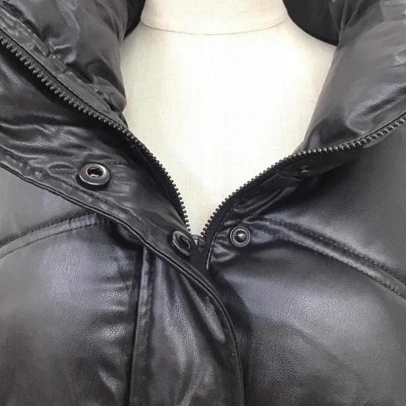 ザラ ZARA ジャケット、上着 ジャケット、ブレザー 2969 280 800 フェイクレザー 中綿 L 無地 黒 / ブラック / レディース USED 古着 中古 10111064