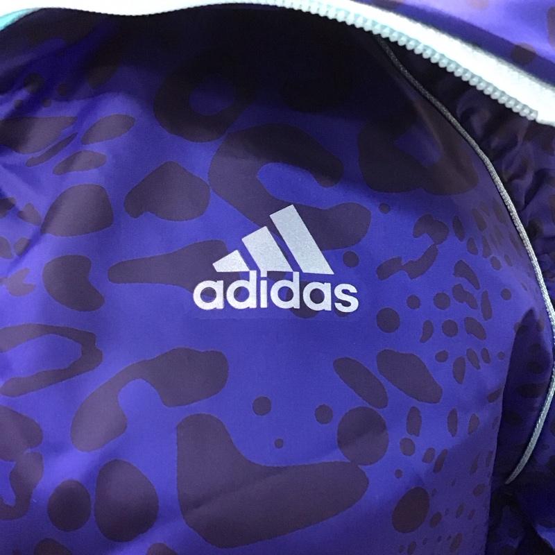 アディダス adidas ジャケット、上着 ジャンパー、ブルゾン S04735 JED80 トレーニング ActiveTraining レオパード柄 裏起毛ウインドブレーカー S ロゴ、文字 X ヒョウ柄・レオパード柄 青 / ブルー / レディース USED 古着 中古 10113229