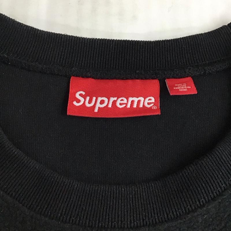 シュプリーム Supreme トレーナー 長袖 長袖スウェット 長袖トレーナー ポーラテックフリース L ロゴ、文字 黒 / ブラック / メンズ USED 古着 中古 10115137