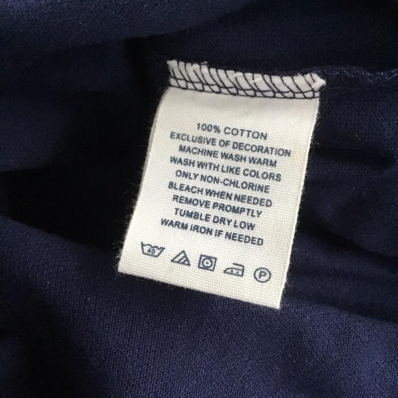 ポロバイラルフローレン Polo by RALPH LAUREN ポロシャツ 長袖 長袖ポロシャツ 長袖カットソー カラーシャツ M ロゴ、文字 紺 / ネイビー / メンズ USED 古着 中古 10139050