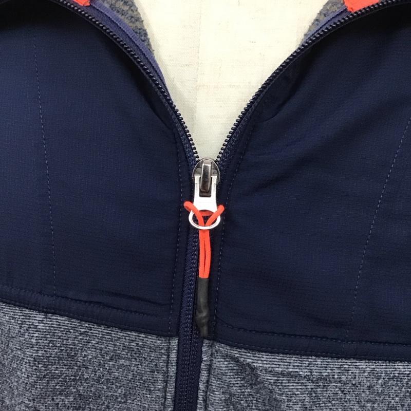 アンダーアーマー UNDER ARMOUR パーカー 長袖 mtr1170 パフォーマンスマイクロフリースフルジップフーディー ジップアップパーカー 無地 紺 / ネイビー /  メンズ USED 古着 中古 10125727