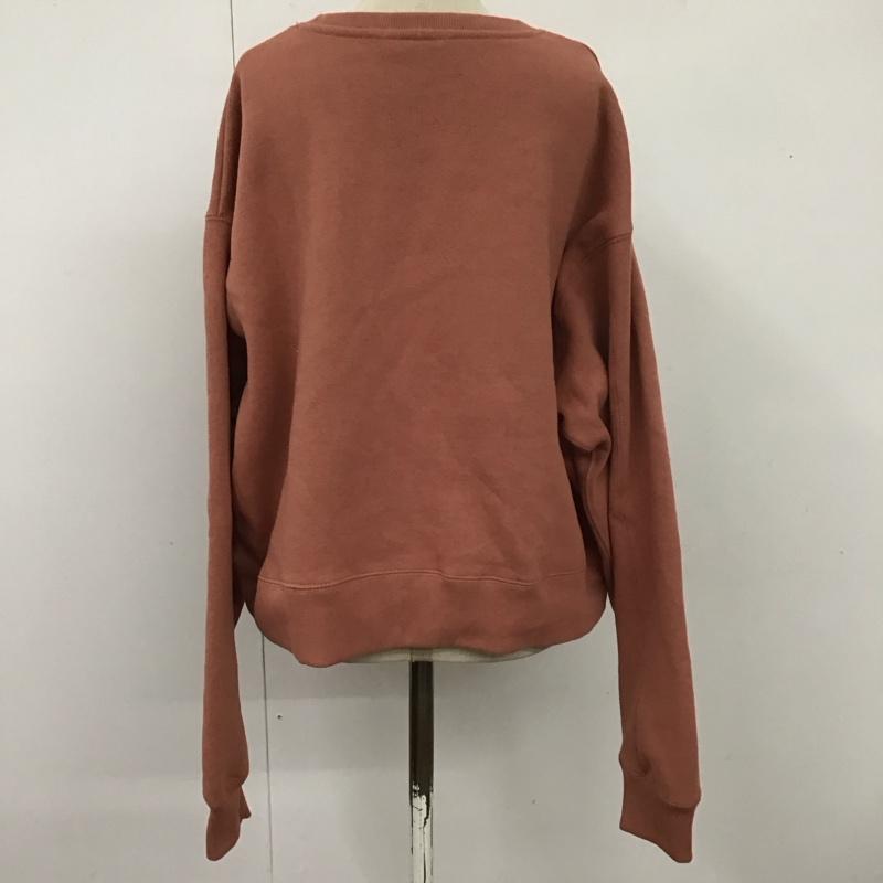 フリークスストア FREAK S STORE トレーナー 長袖 FREE 無地 桃 / ピンク / レディース USED 古着 中古 10114154