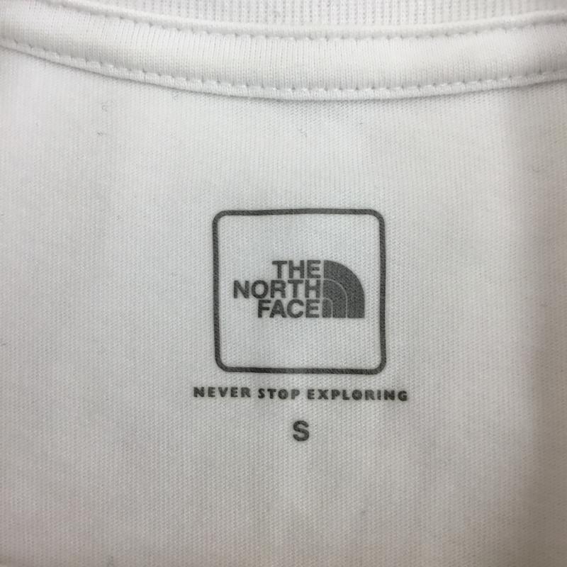 ザノースフェイス THE NORTH FACE Tシャツ 半袖 NT31609Z BIGロゴTシャツ S ロゴ、文字 白 / ホワイト / X 黒 / ブラック / レディース USED 古着 中古 10130850