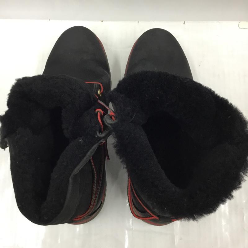 ティンバーランド Timberland ブーツ ショートブーツ 54065 DJ MURO 10W ワンポイント 黒 / ブラック / X 赤 / レッド / メンズ USED 古着 中古 10105117