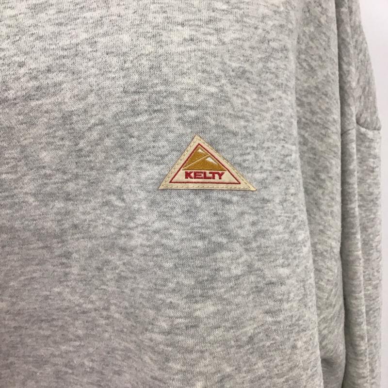 ケルティ KELTY トレーナー 長袖 FS-FW22-015 FREAK S STORE 別注 ラウンド 裏起毛 スウェット FREE ロゴ、文字 灰 / グレー / レディース USED 古着 中古 10124972