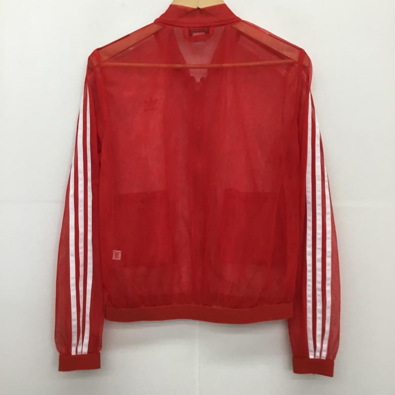 アディダス adidas ジャケット、上着 ジャケット、ブレザー DW3890 M ロゴ、文字 赤 / レッド / レディース USED 古着 中古 10128104