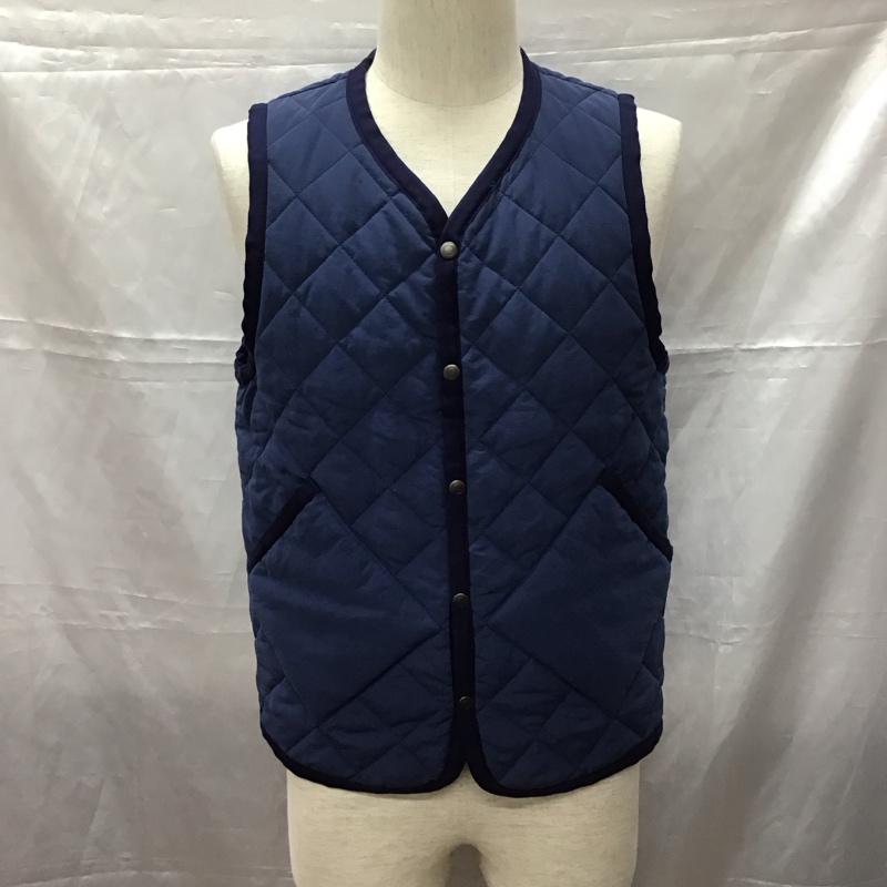 トロフィークロージング TROPHY CLOTHING ベスト ベスト ベスト キルティングベスト ノースリーブカットソー M 無地 紺 / ネイビー / メンズ USED 古着 中古 10110986
