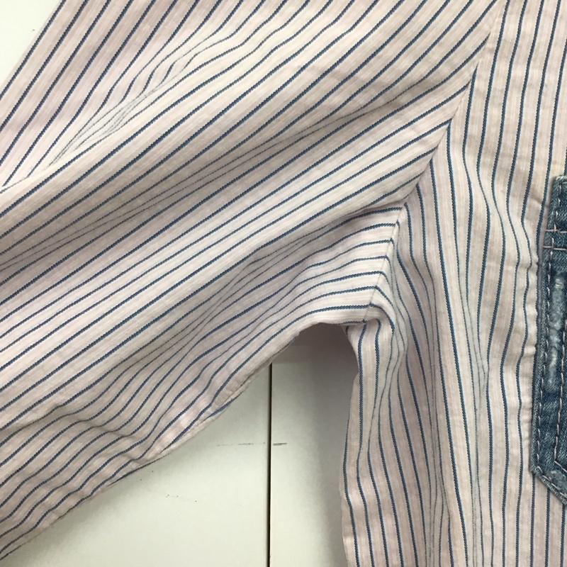 バーバリーブルーレーベル BURBERRY BLUE LABEL シャツ、ブラウス 長袖 38 ストライプ マルチカラー / マルチカラー / レディース USED 古着 中古 10131572