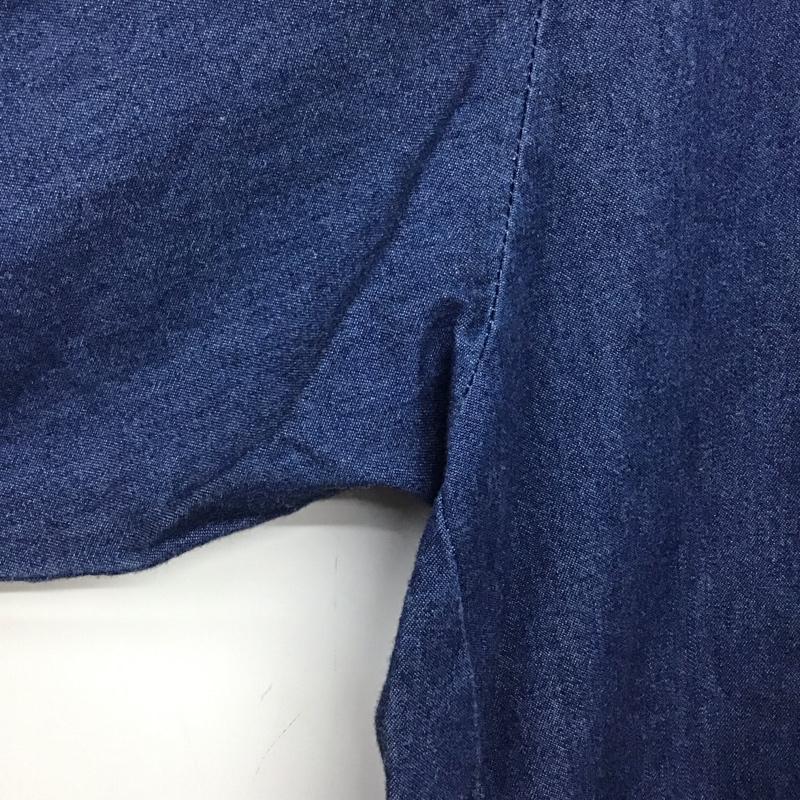 サマンサモスモス Samansa Mos2 シャツ、ブラウス 長袖 長袖シャツ 無地シャツ カラーシャツ デニムシャツ FREE 無地 インディゴ / インディゴ / レディース USED 古着 中古 10135083
