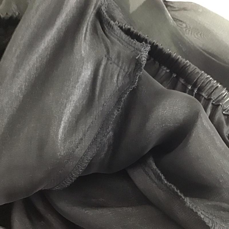 ザラ ZARA ジャケット、上着 ジャンパー、ブルゾン 4968/024/800 シアーブルゾン XL 無地 黒 / ブラック / レディース USED 古着 中古 10138019