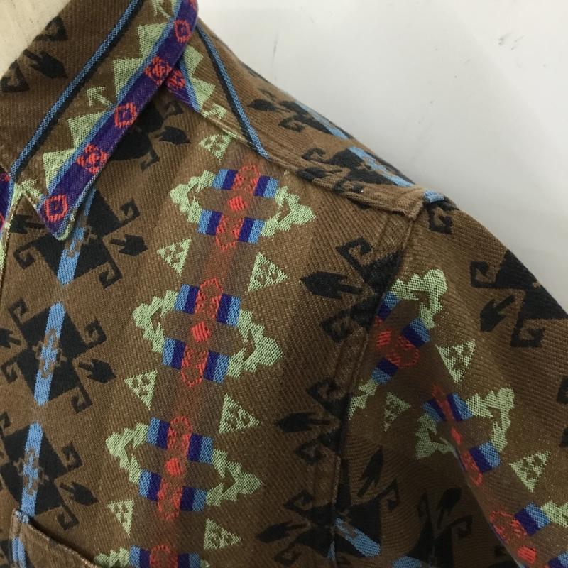 インディアンモトサイクル Indian Motocycle シャツ、ブラウス 半袖 半袖シャツ カラーシャツ 半袖カットソー インディアンシャツ S プリント マルチカラー / マルチカラー /  メンズ USED 古着 中古 10110045