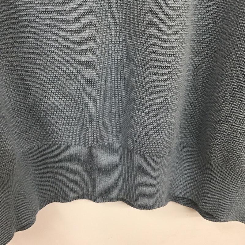 グリーンレーベルリラクシング green label relaxing ニット、セーター 長袖 長袖ニットカットソー クルーネック セーター M 無地 水色 / ライトブルー / メンズ USED 古着 中古 10131510