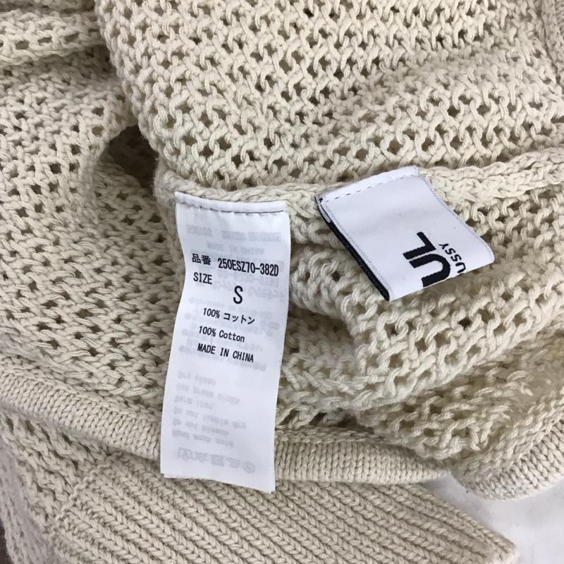 アズールバイマウジー AZUL BY MOUSSY カットソー 長袖 長袖カットソー クルーネックカットソー ロングスリーブカットソー S 無地 アイボリー / アイボリー / レディース USED 古着 中古 10115982