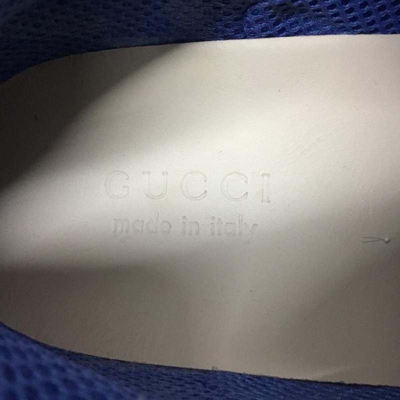 グッチ GUCCI スニーカー スニーカー フラッシュトレックスニーカー 箱有 8 ロゴ、文字 黒 / ブラック / X 灰 / グレー / X 青 / ブルー / X 黄 / イエロー / メンズ USED 古着 中古 10110162