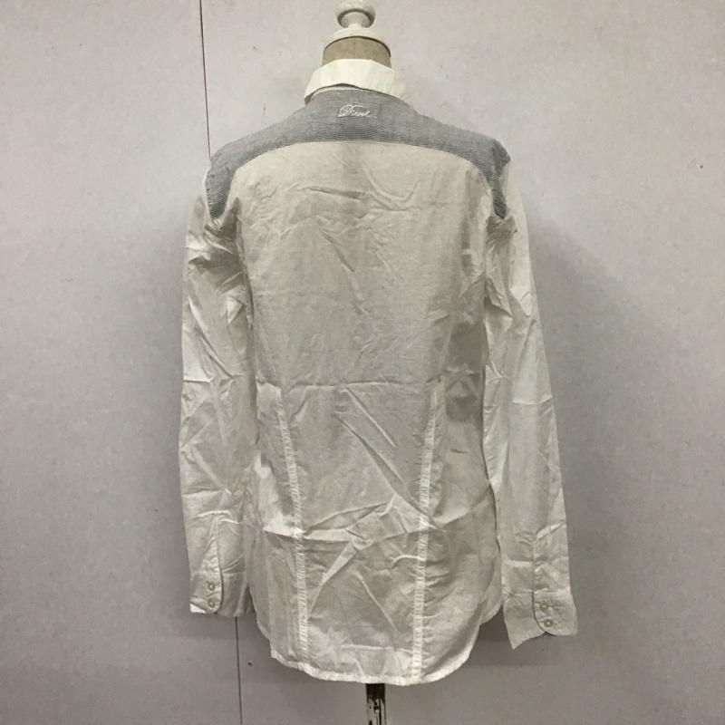 ディーゼル DIESEL シャツ、ブラウス 長袖 XS 無地 白 / ホワイト / X 灰 / グレー / レディース USED 古着 中古 10109423