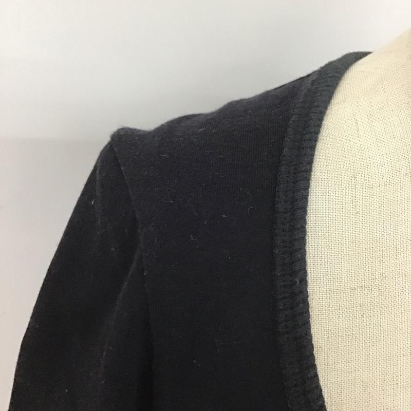 ヴィヴィアン ウエストウッド レッドレーベル Vivienne Westwood red label カットソー 七分袖 2 ロゴ、文字 黒 / ブラック / レディース USED 古着 中古 10124508