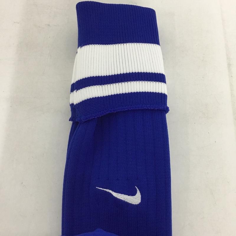 ナイキ NIKE ファッション小物 ファッション小物 SX1526 ニューベーシックサッカーソックス ロゴ、文字 青 / ブルー / X 白 / ホワイト / メンズ USED 古着 中古 10132187