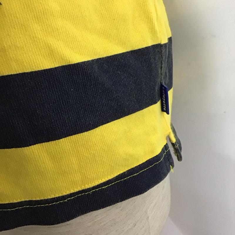 ラファイエット Lafayette カットソー 長袖 ls200301 ラガーシャツ 長袖カットソー カラーシャツ M ボーダー柄 白 / ホワイト / X 黄 / イエロー / X 紺 / ネイビー /  メンズ USED 古着 中古 10109573