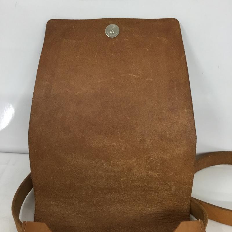 古着 USED ショルダーバッグ ショルダーバッグ レザー コンチョ 無地 茶 / ブラウン / メンズ USED 古着 中古 10132046