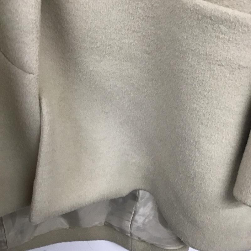 ユナイテッドアローズ UNITED ARROWS コート コート一般 9125-604-0017 MARW コクーンシルエット 38 無地 アイボリー / アイボリー / レディース USED 古着 中古 10131092