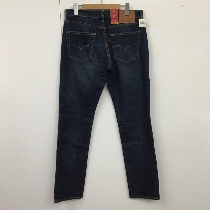 リーバイストラウスアンドコー Levi Strauss & co. パンツ デニム、ジーンズ デニムパンツ ストレートパンツ ワイドパンツ カジュアルパンツ 32インチ 無地 インディゴ / インディゴ /  メンズ USED 古着 中古 10124035