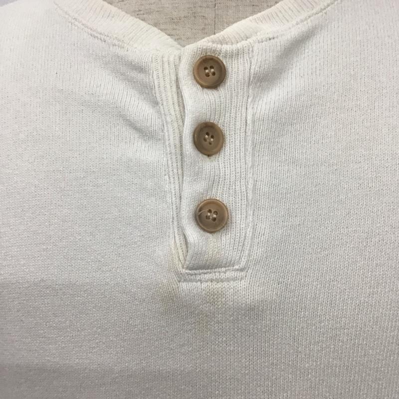 キャンバー CAMBER カットソー 長袖 長袖カットソー クルーネックカットソー ロングスリーブカットソー 無地Tシャツ S 無地 白 / ホワイト / メンズ USED 古着 中古 10107666