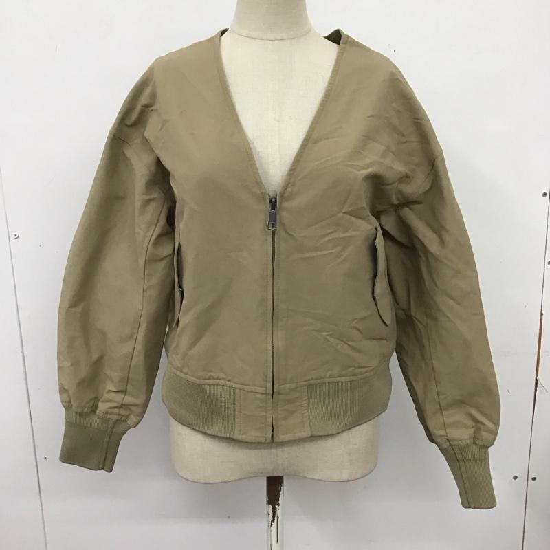 ケービーエフ KBF ジャケット、上着 ジャケット、ブレザー KB94-27S010 Vネックブルゾン 無地 ベージュ / ベージュ / レディース USED 古着 中古 10123225