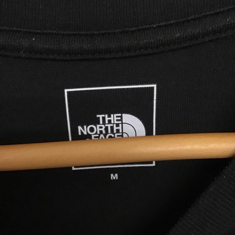 ザノースフェイス THE NORTH FACE Tシャツ 半袖 nt32108 バンダナスクエアロゴ プリントTシャツ M ロゴ、文字 黒 / ブラック / メンズ USED 古着 中古 10136575