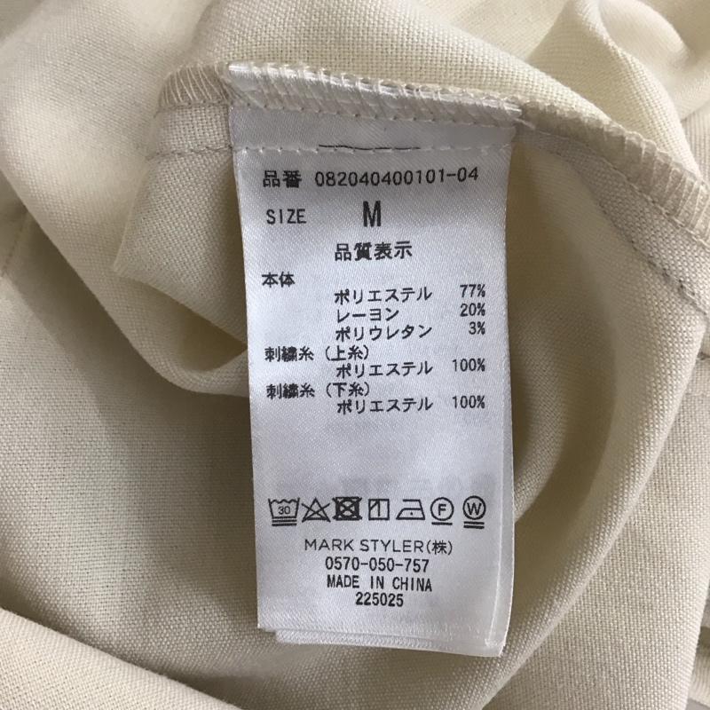 ジュエティ jouetie シャツ、ブラウス 半袖 082040400101-04 カンフーシャツ M 刺繍 アイボリー / アイボリー / レディース USED 古着 中古 10107968