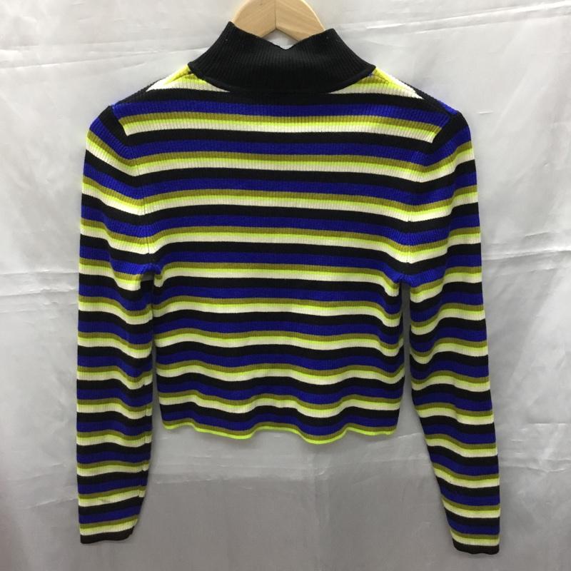 カンゴール KANGOL ニット、セーター 長袖 H&M L ボーダー柄 マルチカラー / マルチカラー /  レディース USED 古着 中古 10110744
