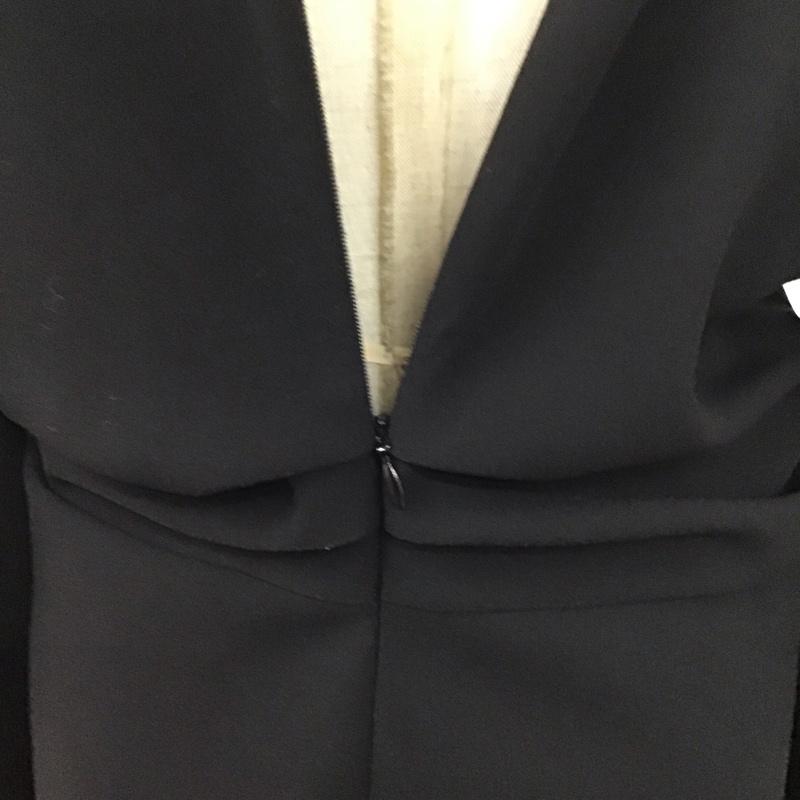ザラ ZARA カットソー 長袖 M 無地 黒 / ブラック / レディース USED 古着 中古 10124895