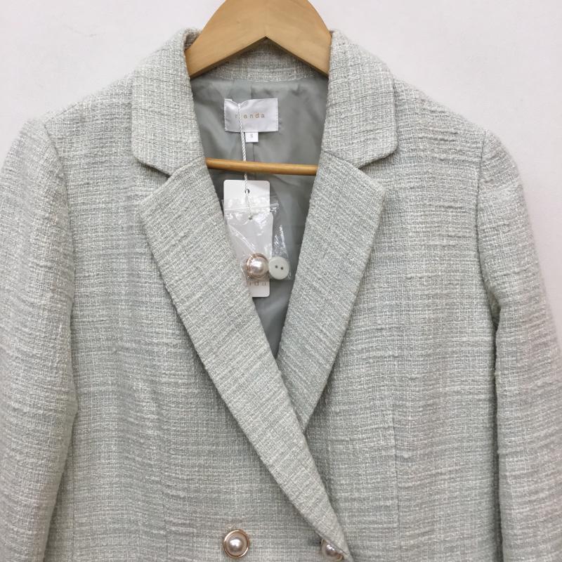 リエンダ rienda ジャケット、上着 ジャケット、ブレザー S 薄緑 / ライトグリーン / レディース USED 古着 中古 10137775